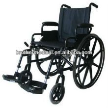 China wheelchair wholesalers supply powder coated steel wheelchair